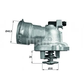 Thermostat d'eau BEHR TM 28 87 pour MERCEDES-BENZ CLASSE E E 280 CDI 4-matic - 190cv