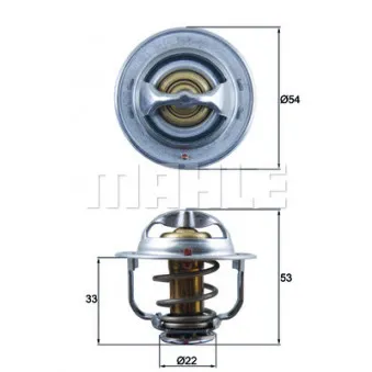 Thermostat d'eau BEHR TX 179 89D pour OPEL ZAFIRA 1.7 CDTI - 125cv