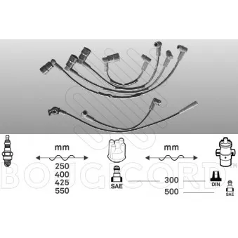 Kit de câbles d'allumage EFI AUTOMOTIVE OEM XC1098