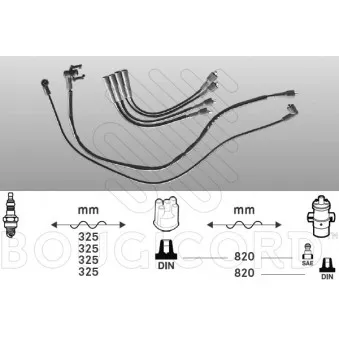 EFI AUTOMOTIVE 2451 - Kit de câbles d'allumage
