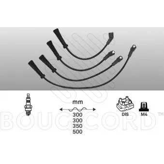 Kit de câbles d'allumage EFI AUTOMOTIVE OEM 132-00-0710