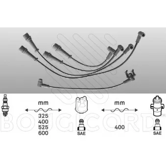 EFI AUTOMOTIVE 2471 - Kit de câbles d'allumage