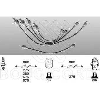 Kit de câbles d'allumage EFI AUTOMOTIVE OEM 346033