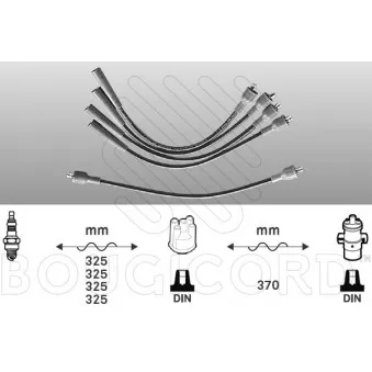 EFI AUTOMOTIVE 3413 - Kit de câbles d'allumage