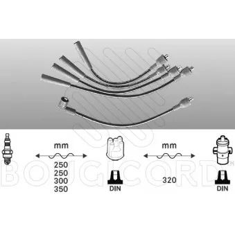 Kit de câbles d'allumage EFI AUTOMOTIVE OEM ENT910418