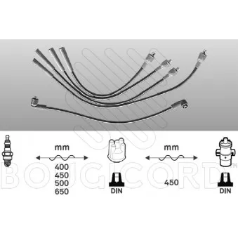 EFI AUTOMOTIVE 4004 - Kit de câbles d'allumage