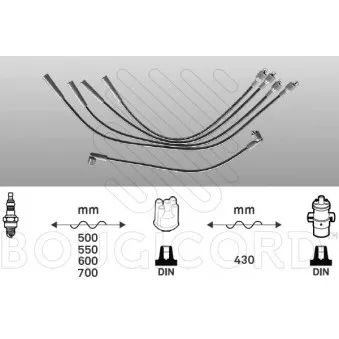 Kit de câbles d'allumage EFI AUTOMOTIVE OEM 0907