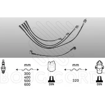 Kit de câbles d'allumage EFI AUTOMOTIVE OEM XC990