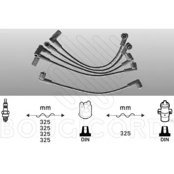 EFI AUTOMOTIVE 4011 - Kit de câbles d'allumage