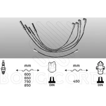 EFI AUTOMOTIVE 4027 - Kit de câbles d'allumage