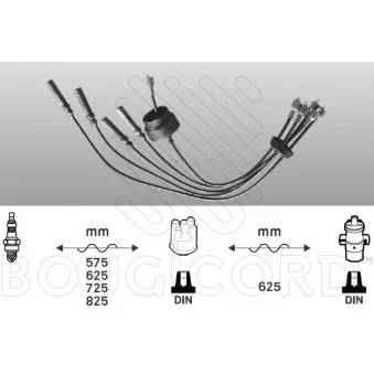 Kit de câbles d'allumage EFI AUTOMOTIVE OEM 11634089