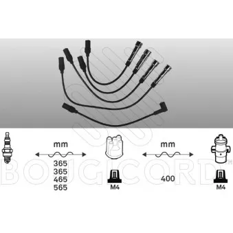 EFI AUTOMOTIVE 4101 - Kit de câbles d'allumage