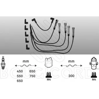Kit de câbles d'allumage EFI AUTOMOTIVE 4103
