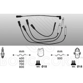 Kit de câbles d'allumage EFI AUTOMOTIVE OEM 90350553