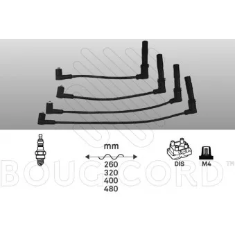 Kit de câbles d'allumage EFI AUTOMOTIVE OEM V10-70-0026