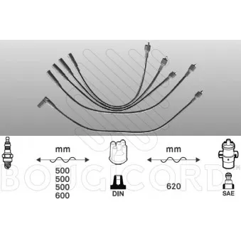 EFI AUTOMOTIVE 4313 - Kit de câbles d'allumage