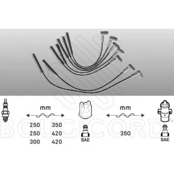 Kit de câbles d'allumage EFI AUTOMOTIVE OEM 86010