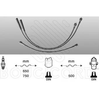 EFI AUTOMOTIVE 7114 - Kit de câbles d'allumage