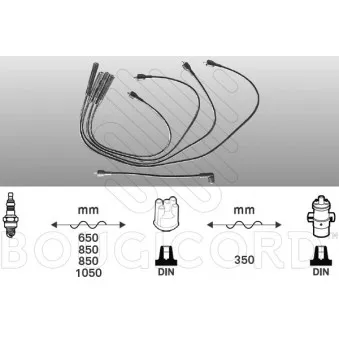 Kit de câbles d'allumage EFI AUTOMOTIVE 7115