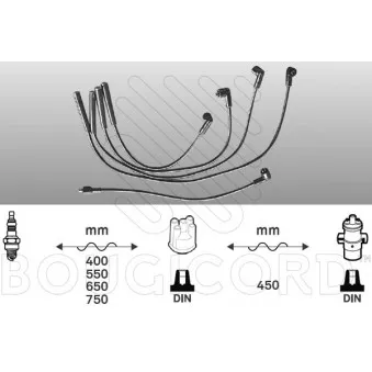 EFI AUTOMOTIVE 7135 - Kit de câbles d'allumage