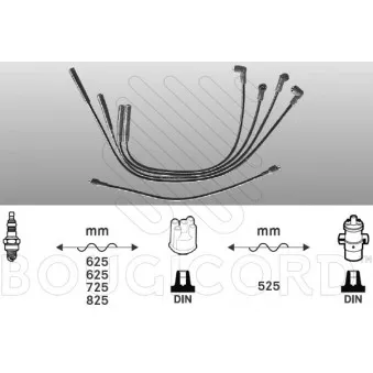 Kit de câbles d'allumage EFI AUTOMOTIVE OEM 5030261