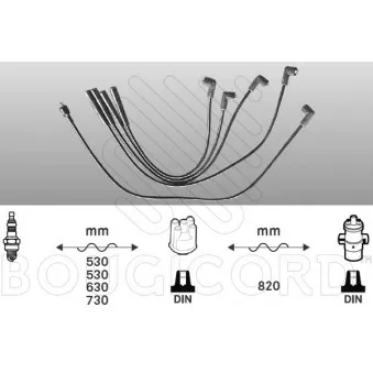 EFI AUTOMOTIVE 7233 - Kit de câbles d'allumage