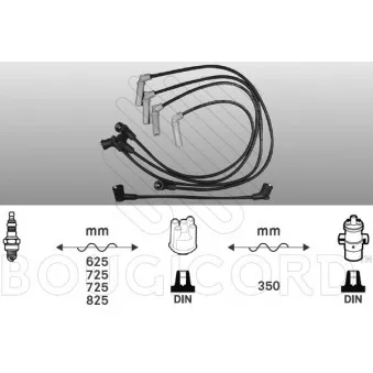 Kit de câbles d'allumage EFI AUTOMOTIVE OEM J5385001