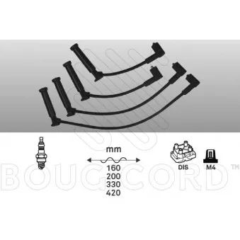 Kit de câbles d'allumage EFI AUTOMOTIVE OEM 346367