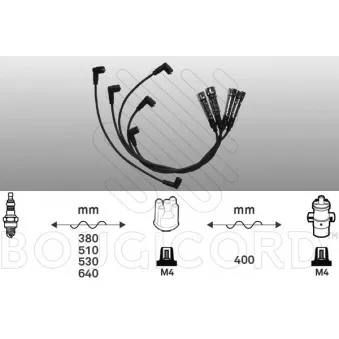 Kit de câbles d'allumage EFI AUTOMOTIVE OEM 030905430h