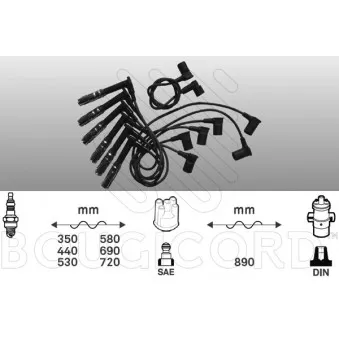 Kit de câbles d'allumage EFI AUTOMOTIVE 9514