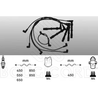 Kit de câbles d'allumage EFI AUTOMOTIVE 9768