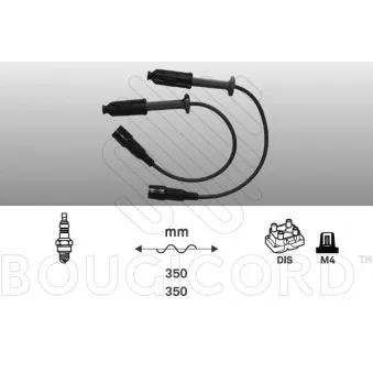 EFI AUTOMOTIVE 9836 - Kit de câbles d'allumage