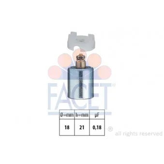 FACET 0.0179/80 - Condenseur, système d'allumage