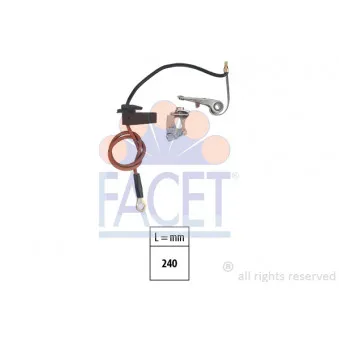 FACET 1.3691/2 - Jeu de contacts, distributeur d'allumage