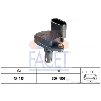 FACET 10.3088 - Capteur de pression barométrique, adaptation à l'altitude
