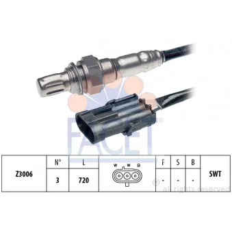 Sonde lambda FACET OEM 7700101345