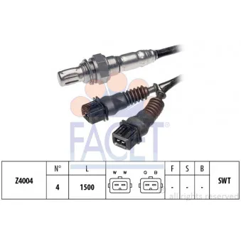 Sonde lambda FACET OEM 1628R9