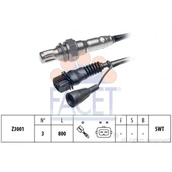 Sonde lambda FACET OEM 077906265