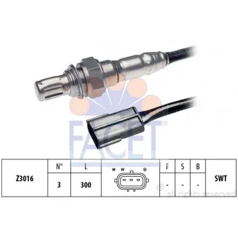 Sonde lambda FACET OEM 3921022019