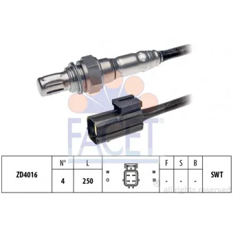 Sonde lambda FACET OEM 3921023216