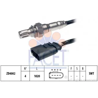 Sonde lambda FACET OEM 032906265C