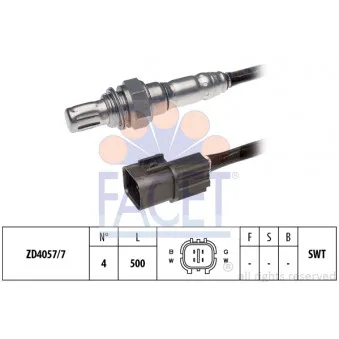 Sonde lambda FACET OEM 3921033340