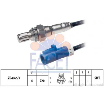Sonde lambda FACET OEM 1S6F9G444AA