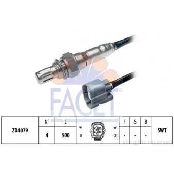 Sonde lambda FACET OEM MHK100940