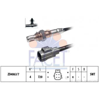 Sonde lambda FACET OEM 8627202