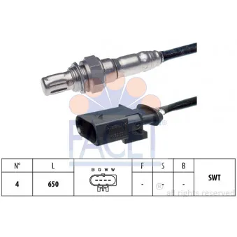 Sonde lambda FACET OEM MHK100728L