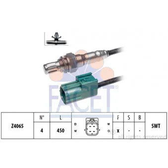 Sonde lambda FACET 10.8002