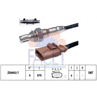 Sonde lambda FACET OEM 04C906262