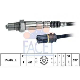 Sonde lambda FACET OEM A0015405017