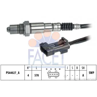 Sonde lambda FACET OEM 99660616801